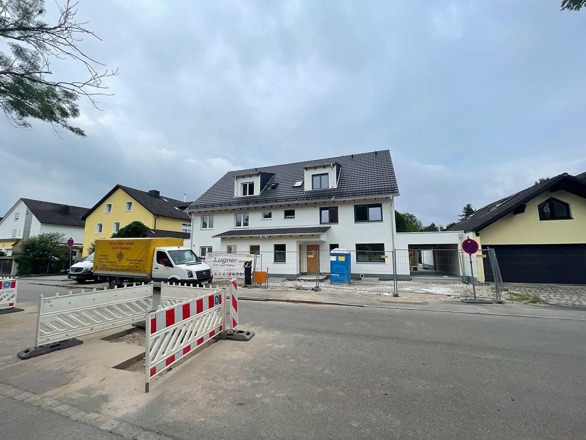 Haus verputzt – Unterschleißheim