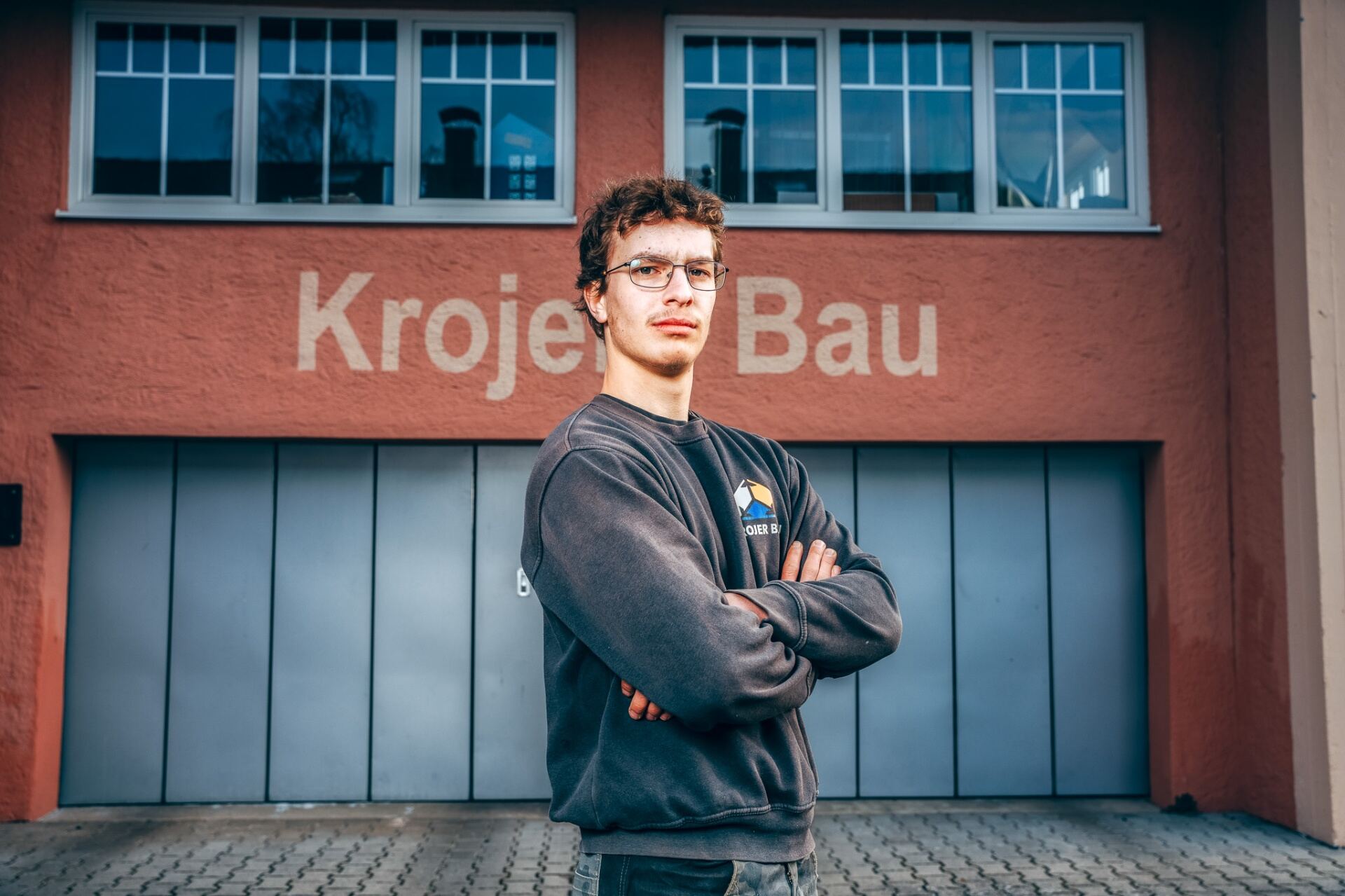 Mitarbeiter von Krojer Bau bei der Arbeit – Teamporträt 43