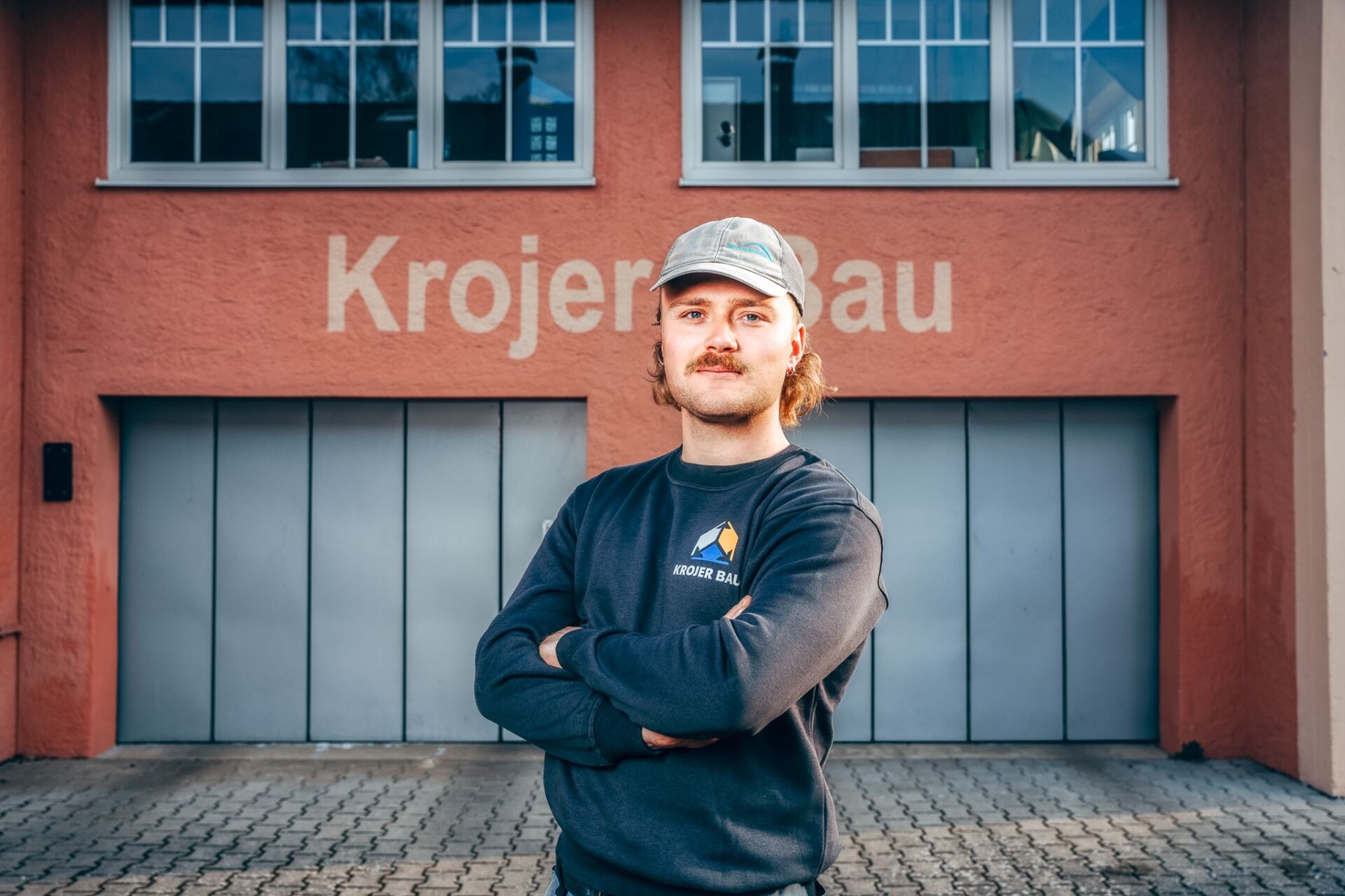 Mitarbeiter von Krojer Bau bei der Arbeit – Teamporträt 11