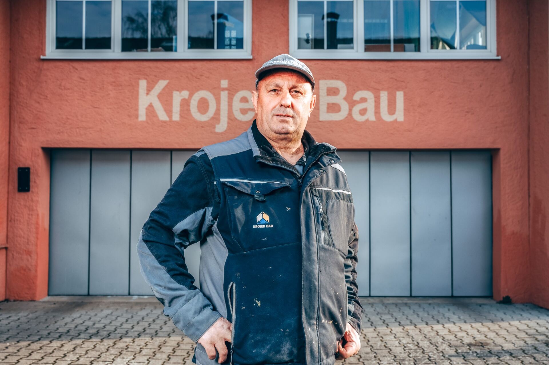 Mitarbeiter von Krojer Bau bei der Arbeit – Teamporträt 35
