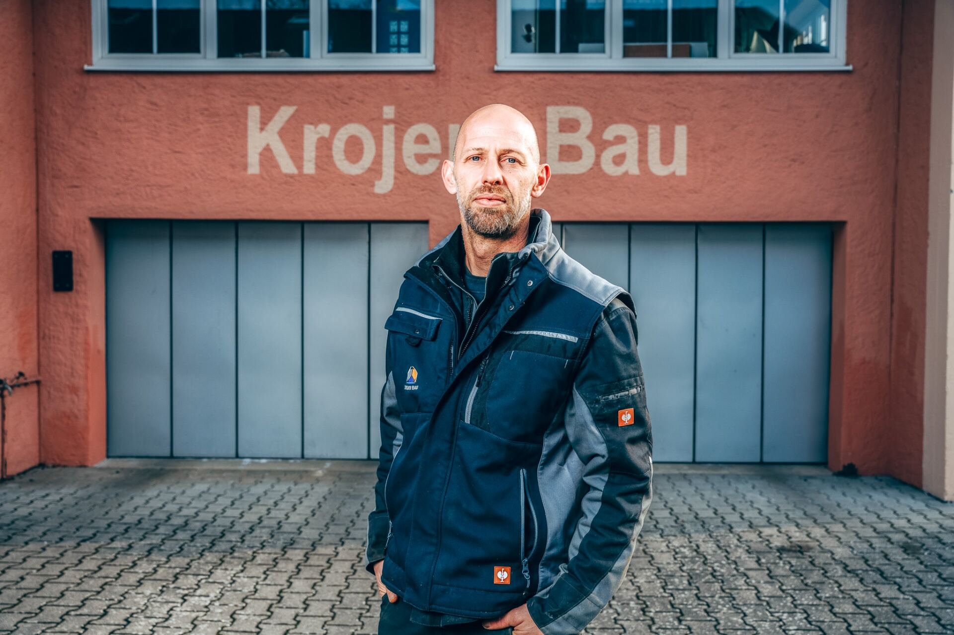 Mitarbeiter von Krojer Bau bei der Arbeit – Teamporträt 34