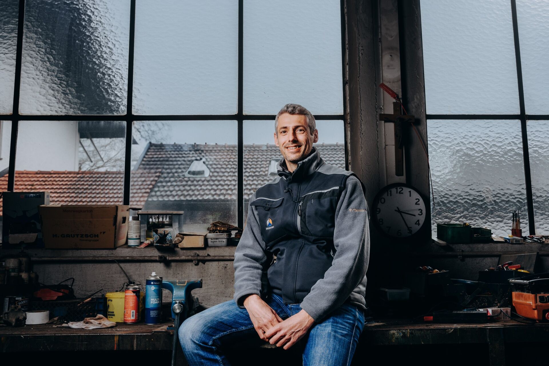 Mitarbeiter von Krojer Bau bei der Arbeit – Teamporträt 2