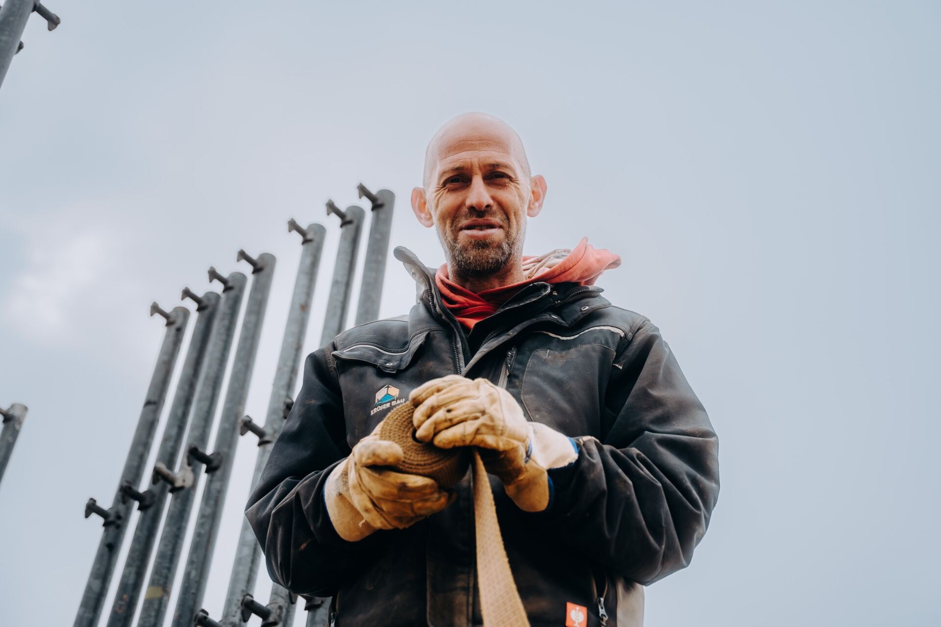 Mitarbeiter von Krojer Bau bei der Arbeit – Teamporträt 40