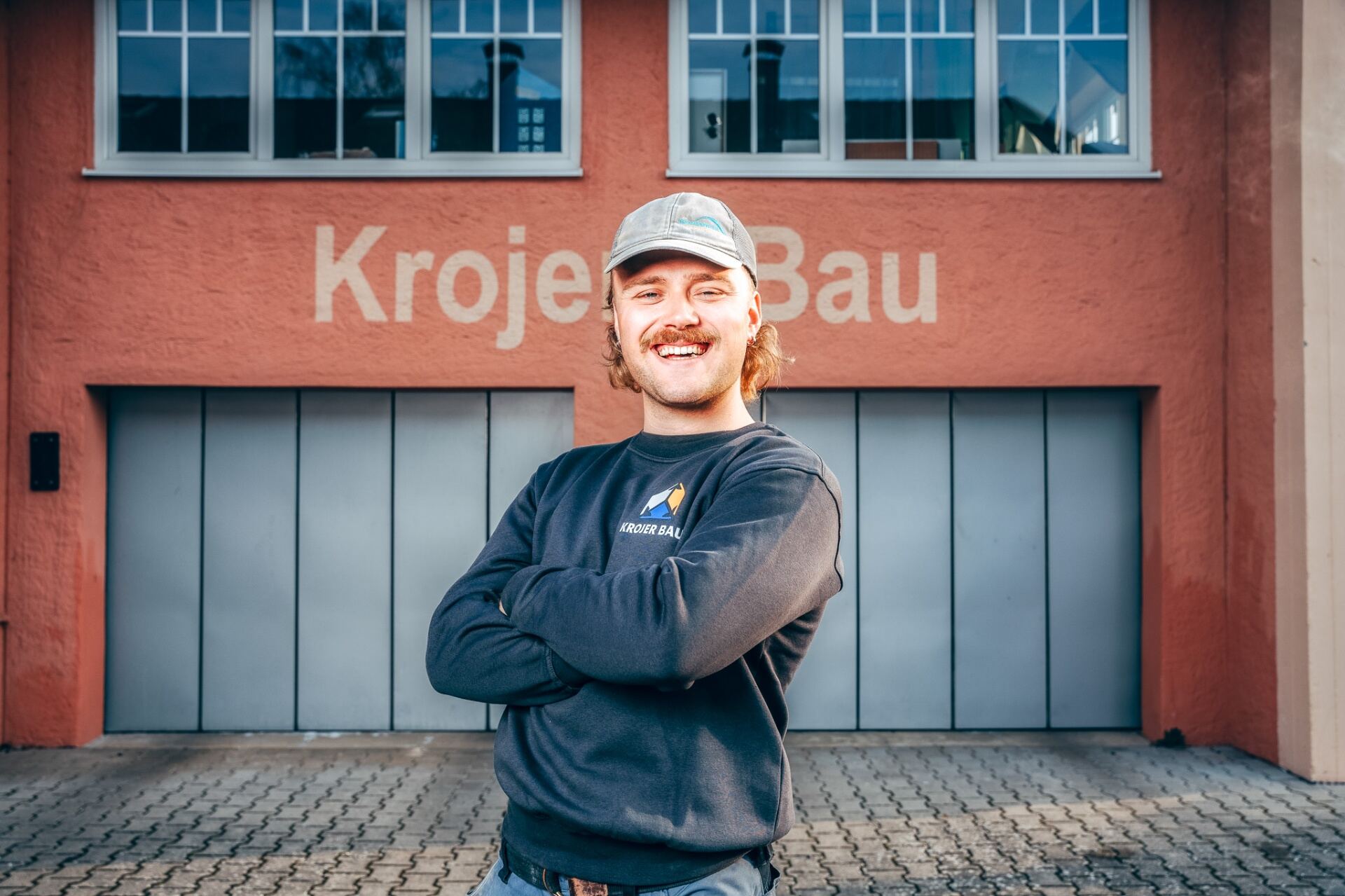 Mitarbeiter von Krojer Bau bei der Arbeit – Teamporträt 6