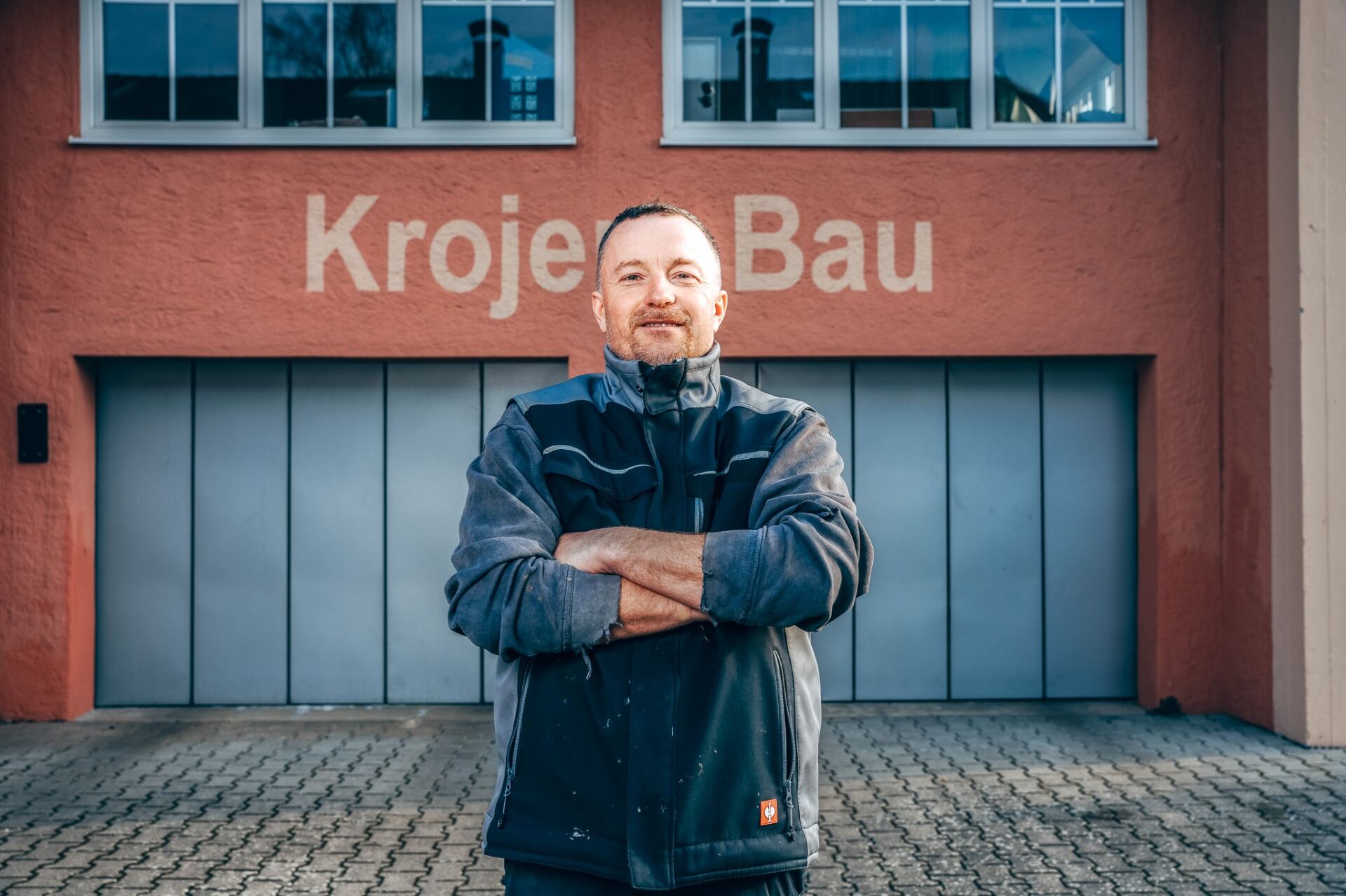 Mitarbeiter von Krojer Bau bei der Arbeit – Teamporträt 14
