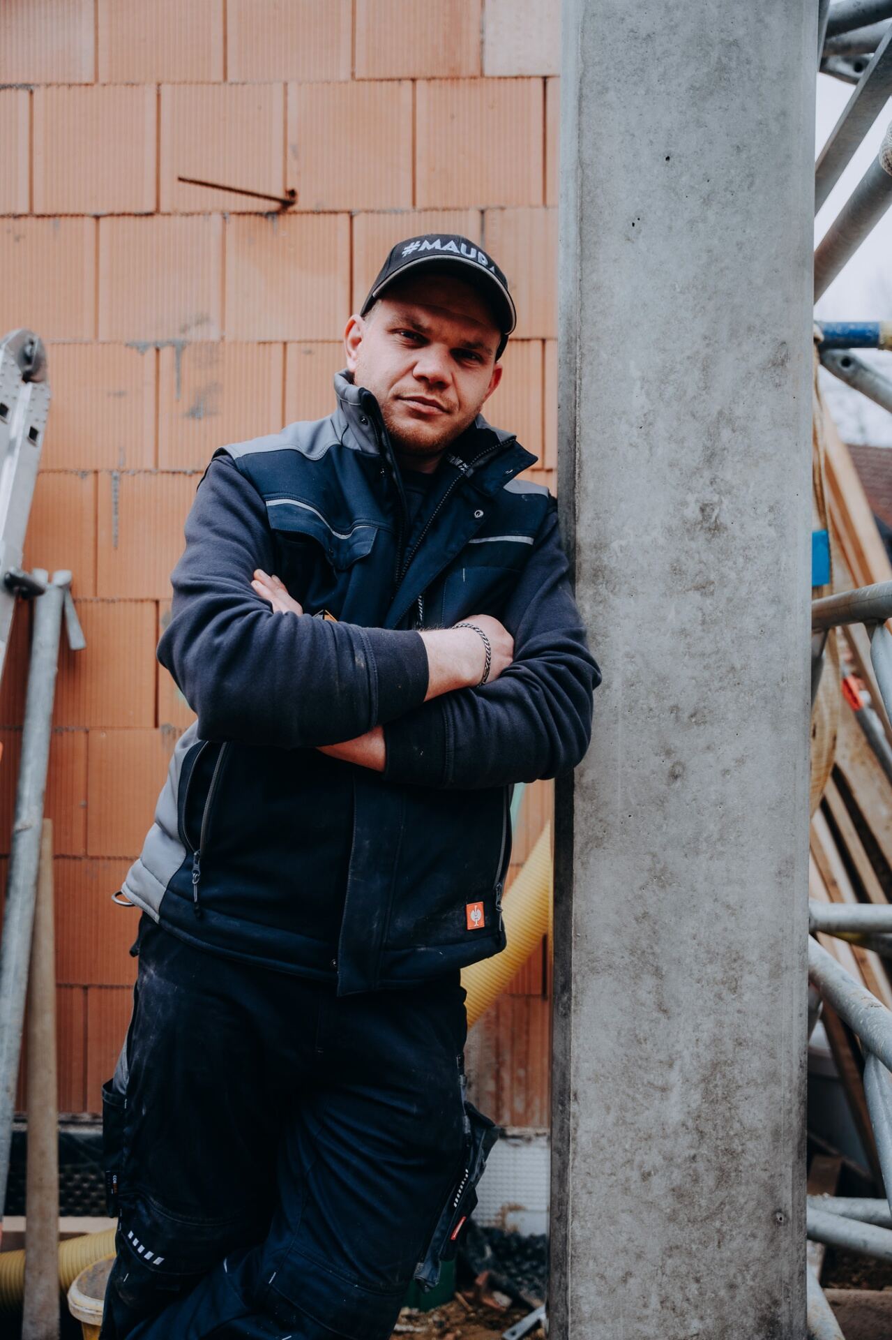 Mitarbeiter von Krojer Bau bei der Arbeit – Teamporträt 20