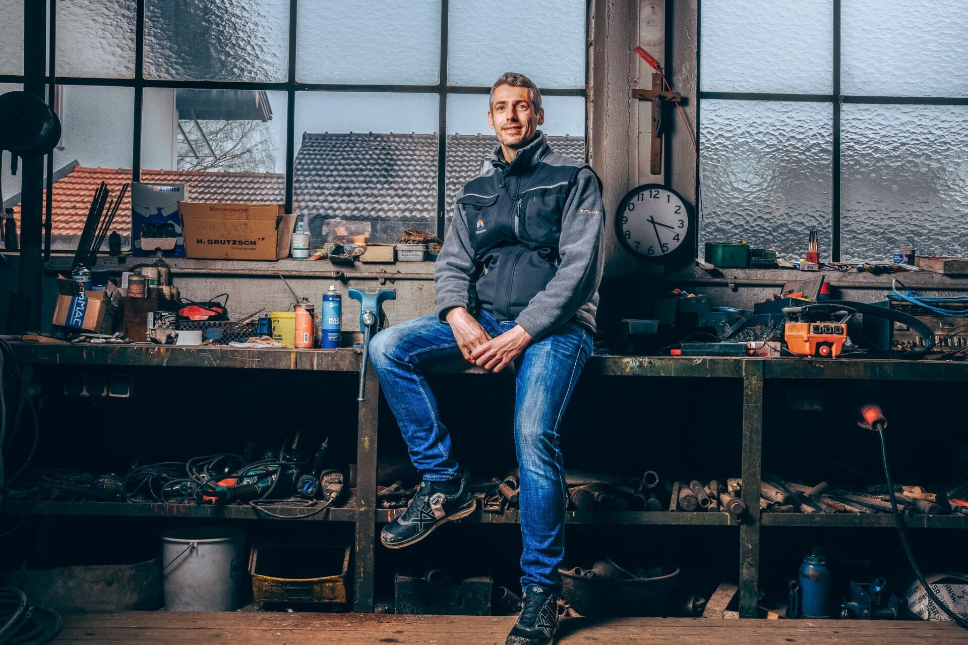 Mitarbeiter von Krojer Bau bei der Arbeit – Teamporträt 24