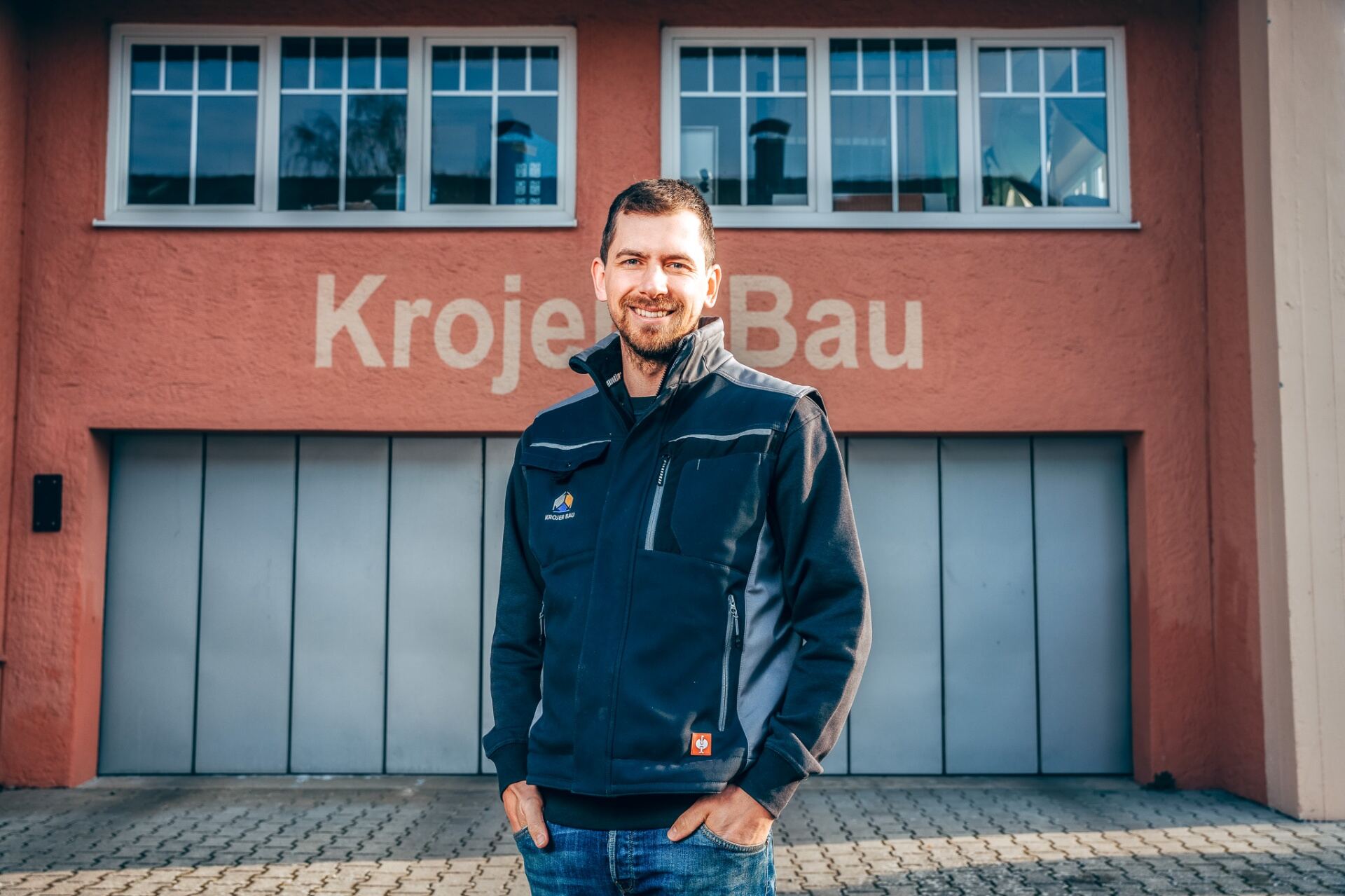Mitarbeiter von Krojer Bau bei der Arbeit – Teamporträt 46